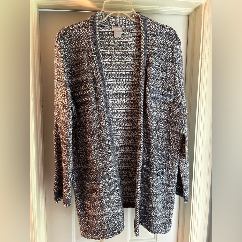 Chico’s Tweed Cardigan
